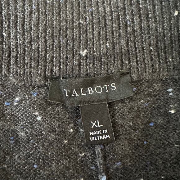 Talbots Knit Pull on Sweater Skirt Marled Gray XL - Picture 4 of 10